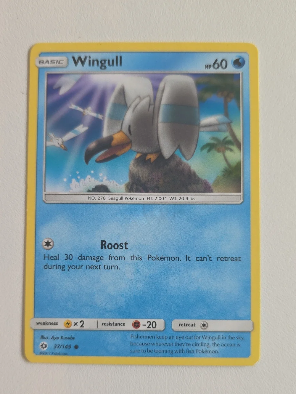 Pokemon Pelipper And Wingull Cards